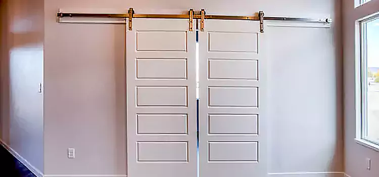 Glass Barn Door with Installation Hardware Kit Port Angeles