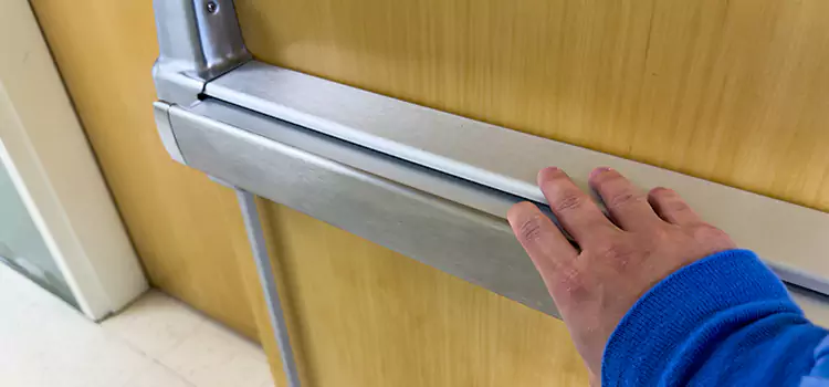 Installing a Push Bar on a Door Port Angeles